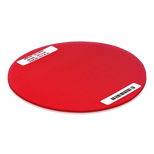 Scheu Bioplast - 125 x 3mm - Red Transparent Round, 10-Pack