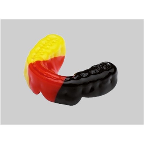 Scheu Bioplast - 125 x 3mm - Black Red Yellow Round, 10-Pack