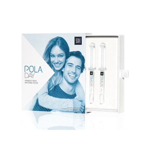 SDI Pola Day - Teeth Whitening System - Mini Syringe Kit - 6% Hydrogen Peroxide - 1.3g Syringe, 4-Pack