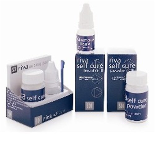 SDI Riva Self Cure - Bulk Fill Glass Hybrid Restorative - A2 Regular - 15g Powder and 6.9ml Liquid