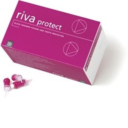 SDI Riva Protect - Self-Curing Glass Ionomer - Pink - Capsules, 50-Pack