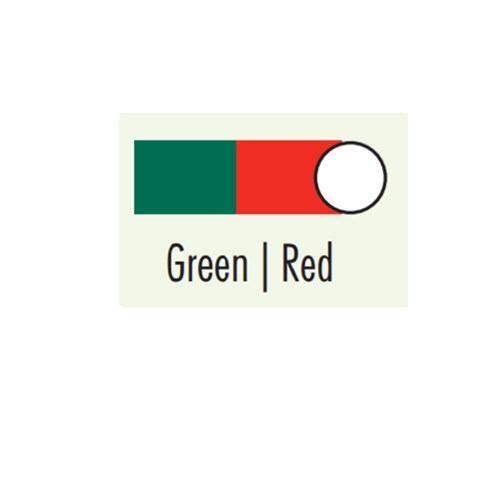 Briteguard Mouthguard - 4mm x 125mm - Red Green - Round