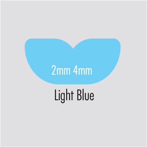 Briteguard Mouthguard - 4mm x 125mm - Light Blue - Round