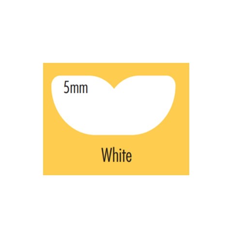 Briteguard Mouthguard - 5mm x 120mm - White - Round