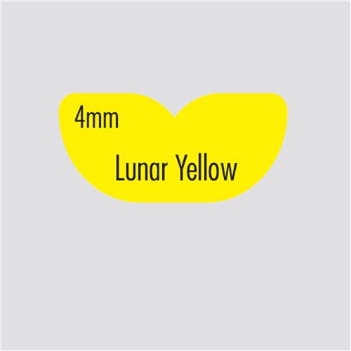 Briteguard Mouthguard - 4mm x 127mm - Lunar Yellow - Square