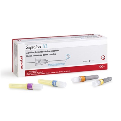 Septoject XL Needle 27G Opal Short 25mm  Box of 100