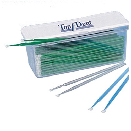 Top Dent Applicator Brushes Green Pack of 100
