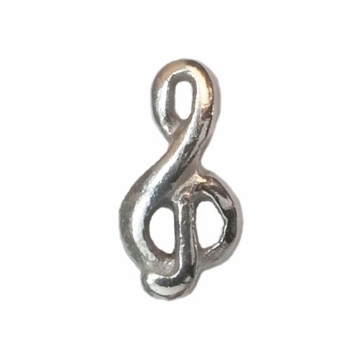 Twinkles Treble Clef White Gold 18k