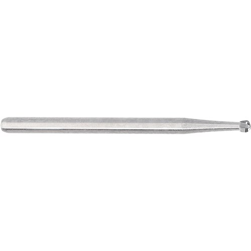 Komet Tungsten Carbide Bur - H1-012 - Round - High Speed, Friction Grip Extra Long (FGXL), 5-Pack