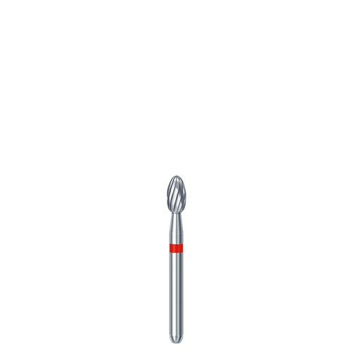 Komet Tungsten Carbide Bur - H379-023 - Egg Football - High Speed, Friction Grip (FG), 5-Pack