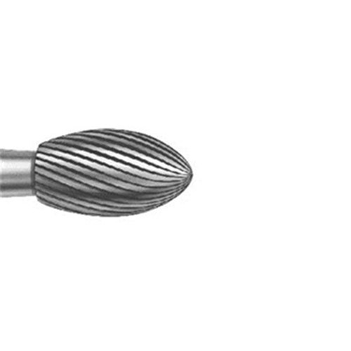 Komet Tungsten Carbide Bur - H379UF-023 - Egg 30 Blades - Slow Speed, Right Angle (RA) 5-Pack