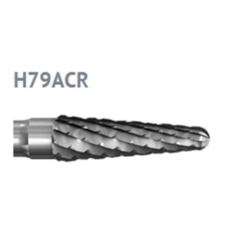 Komet Tungsten Carbide Bur - H79ACR-040 - Acrylic - Straight (HP), 1-Pack