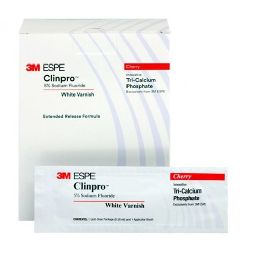 CLINPRO White Varnish UnitDose 50 x 0.5ml cherry