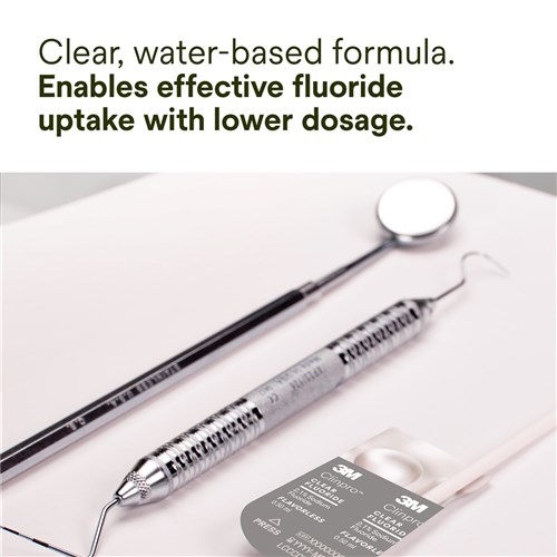 Clinpro Clear Fluoride Mint 0.5ml 50pk