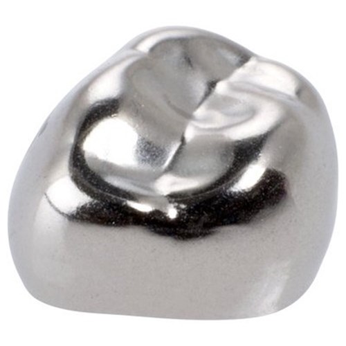 Solventum (Formally 3M) Crown Form NiChro - Stainless Steel 1st Molar Crowns - DLR6, 2-Pack