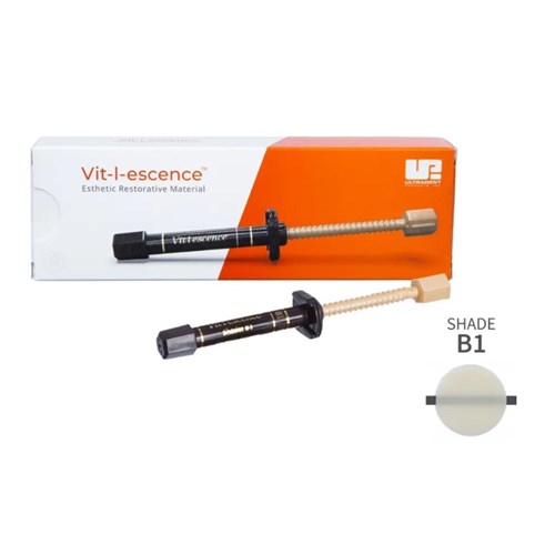 Ultradent Vit-l-escence - Esthetic Restorative Material - Shade B1 - 2.5g Syringe