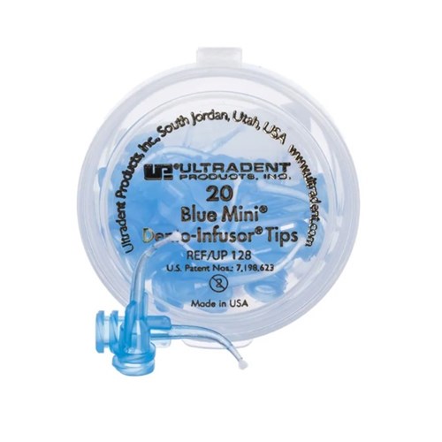 BLUE MINI DENTOINFUSOR TIPS 20 Blue Mini Dento-Infusor tip