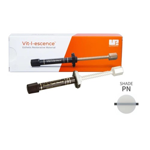 Ultradent Vit-l-escence - Esthetic Restorative Material - Shade Pearl Natural - 2.5g Syringe