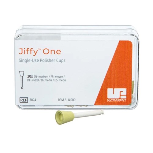 Jiffy One Single Use Cups Refill 20pk Med Yellow