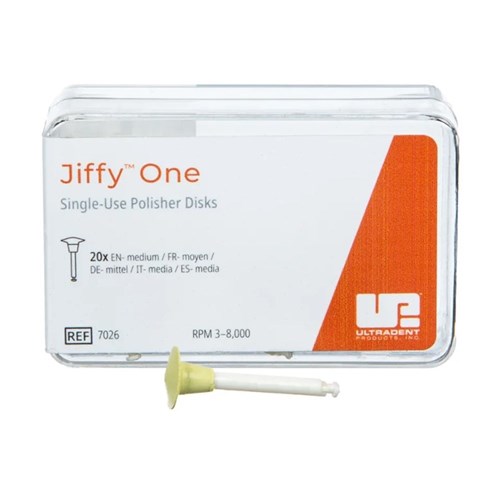 Jiffy One Single Use Disks Refill 20pk Med Yellow