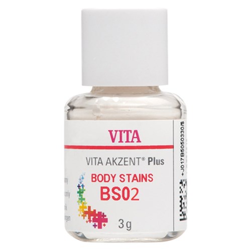 Vita AKZENT Plus - Body Stain Powder - Shade BS02 Yellow Brown  - 3grams