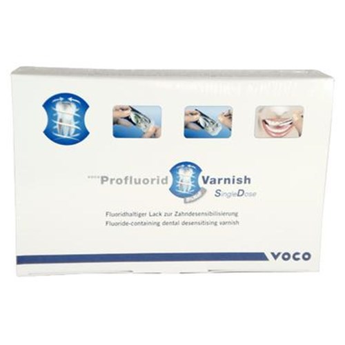 Voco Profluorid Varnish - Desensitising Varnish - Caramel - 0.40ml Single Dose, 50-Pack