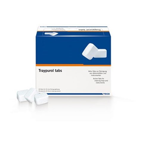 TRAYPUROL Tablets 50 For Cleaning of Trays & Instrument