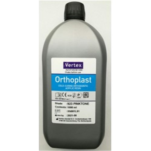 Vertex Orthoplast Liquid - Shade 923 Pink - 1000ml Bottle