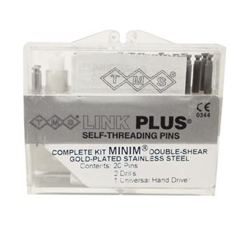 Coltene Whaledent TMS Link Minikin Red Single Shear Pins – .017 – 20/Pk – L-511