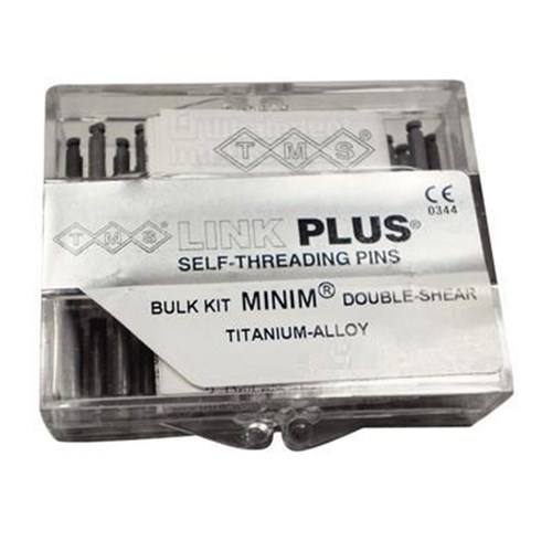 TMS Link Plus Minim 0.525mm Titanium Double Silver Pk 60