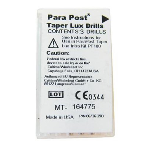 ParaPost TAPER LUX Drills 1.40mm Pack of 3