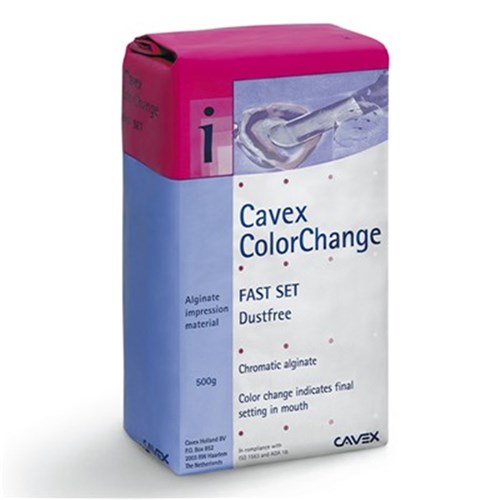 CAVEX Colour Change Alginate 500g Fast Set