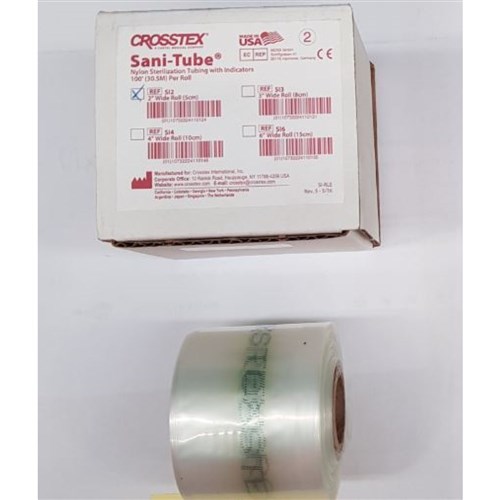 CROSSTEX Sterilisation Roll Nylon w/Indicator 50mm x 30m