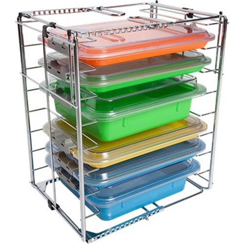 Multi-Mod Rack 6 Place Holds 6 Trays or 3 Tubs