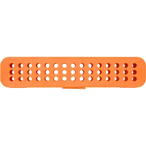 STERI-CONTAINER Compact Neon Orange 18.10 x 3.81 x 3.81cm