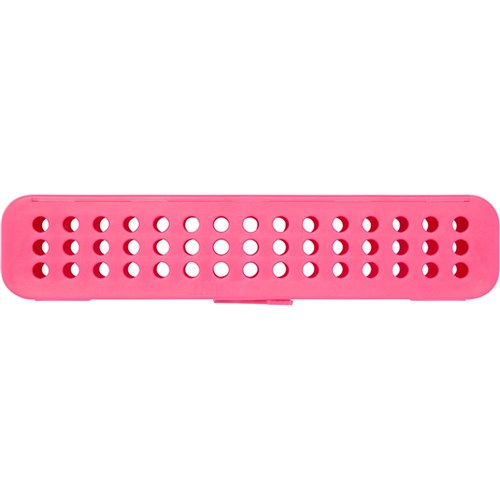 STERI-CONTAINER Compact Neon Pink 18.10 x 3.81 x 3.81cm