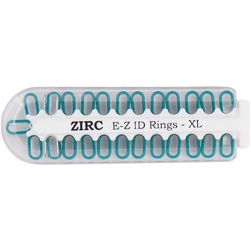 E Z ID Rings for Instruments XLarge Green Pack of 25