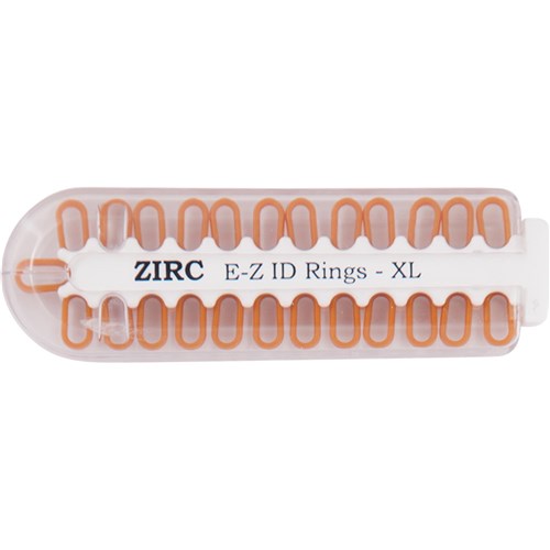 E Z ID Rings for Instruments XLarge Copper Pack of 25