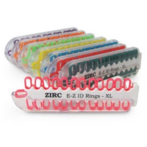 EZ ID Ring SYSTEM Xlarge VIBRANT Assorted Pack of 200