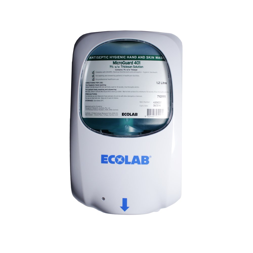 ECTOUCHFREE ECOLAB DISPENSER Touch Free Fits 1.2L Packs Henry