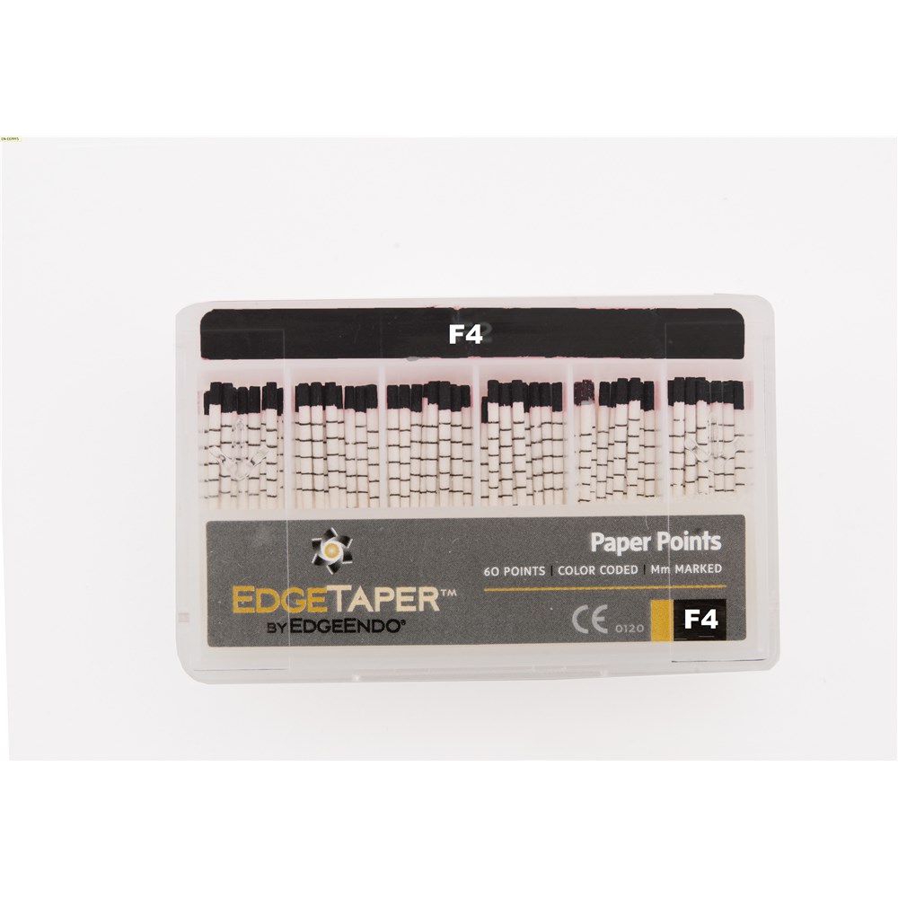 ENEEPPF4 EdgeTAPER Paper Point Size F4 Pack of 60 Henry Schein